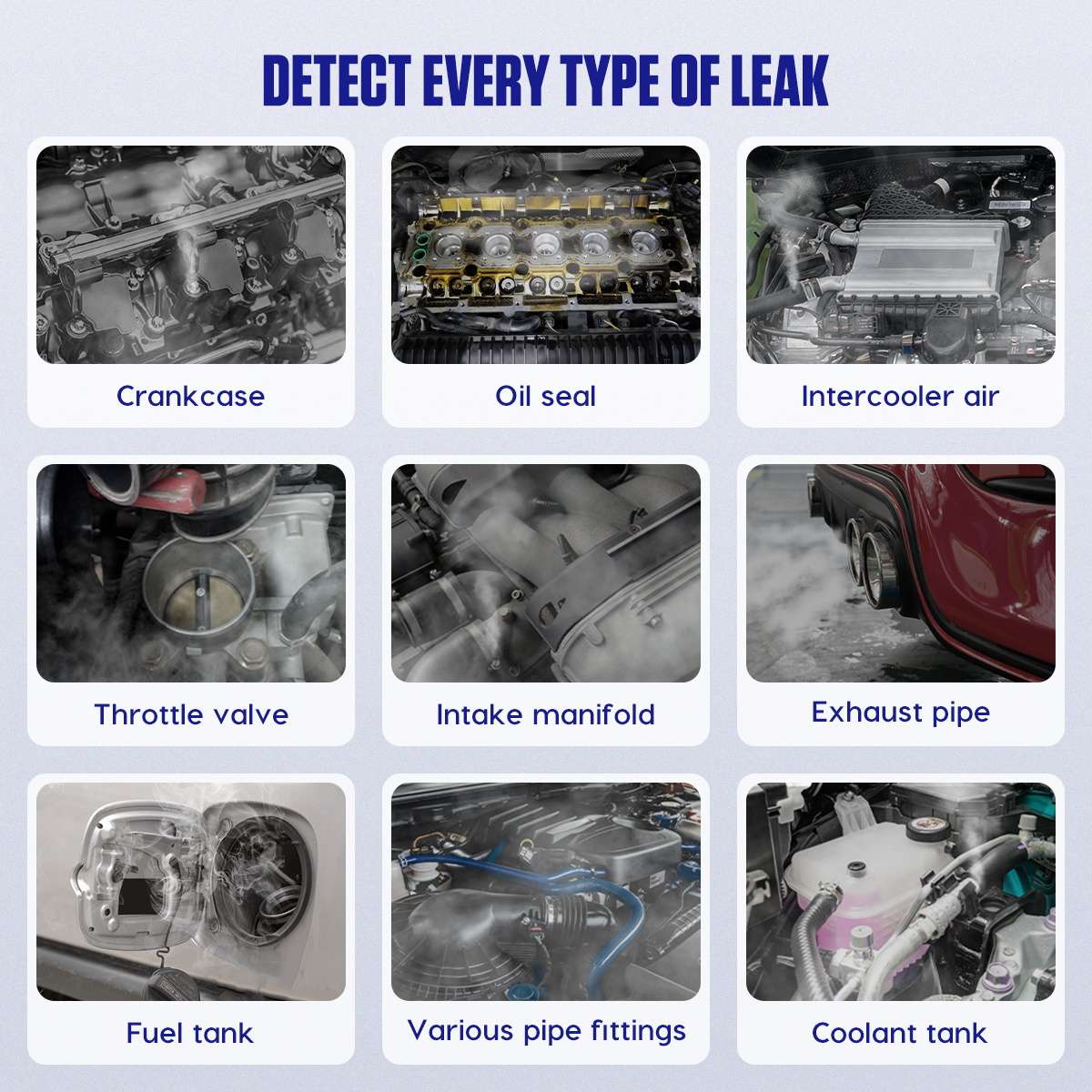 MR CARTOOL T105 Automotive Smoke Machine - Imagen 3