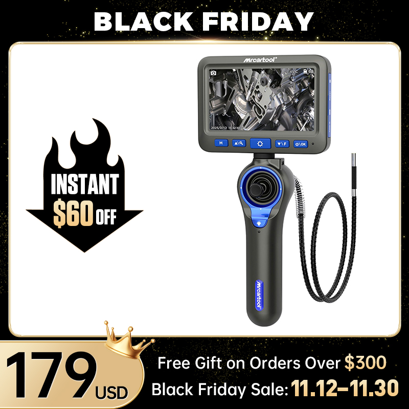 【Black Friday Prices】N180 Borescope Cylinder Inspection 360° Waterproof Endoscope Camera.