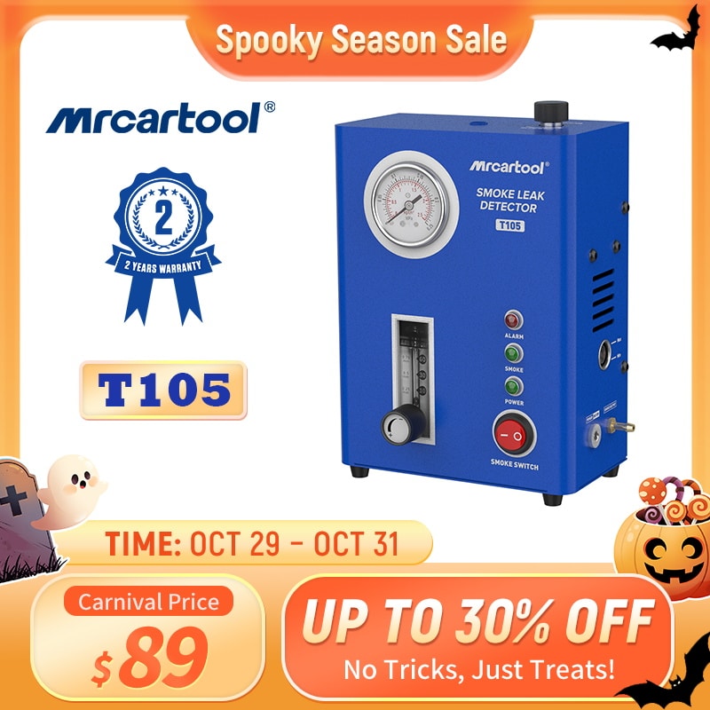 【Black Friday Prices】MRCARTOOL T105 Smoke For Leak Detection Evap Leak Tester