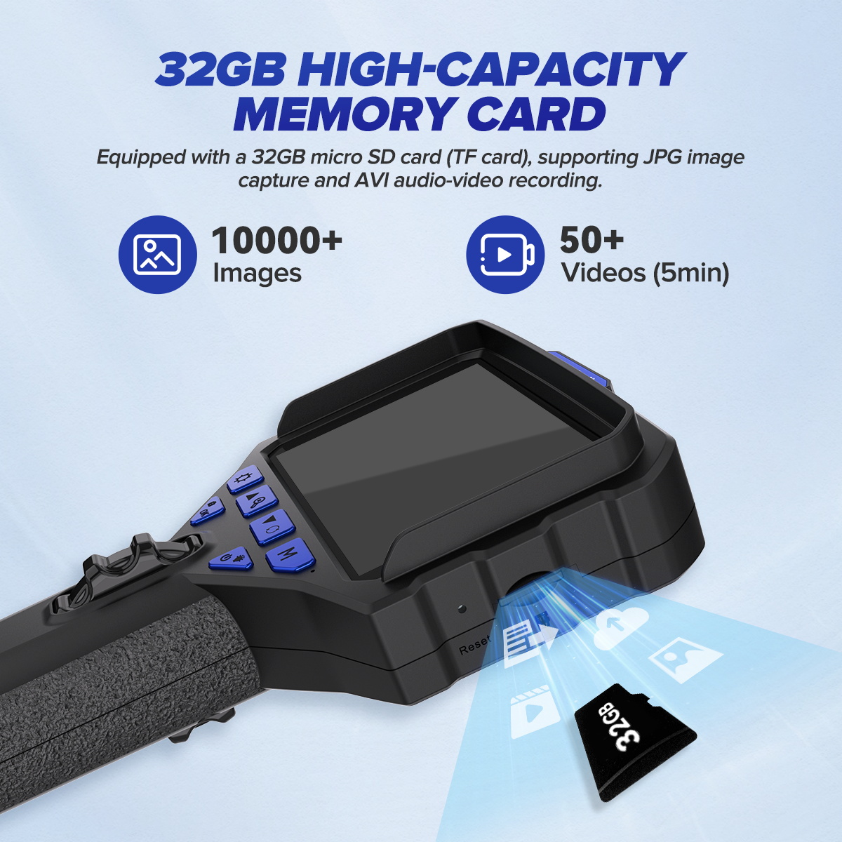 MRCARTOOL N220 Digital Inspection Camera 3.9mm 210° - Imagen 8
