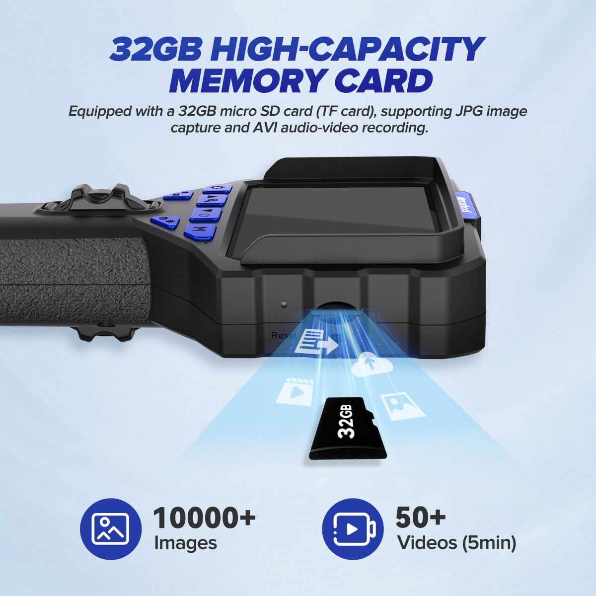 MRCARTOOL N130 Flexible Scope Camera 5.5mm 1-Meter Cable 210° - Imagen 8