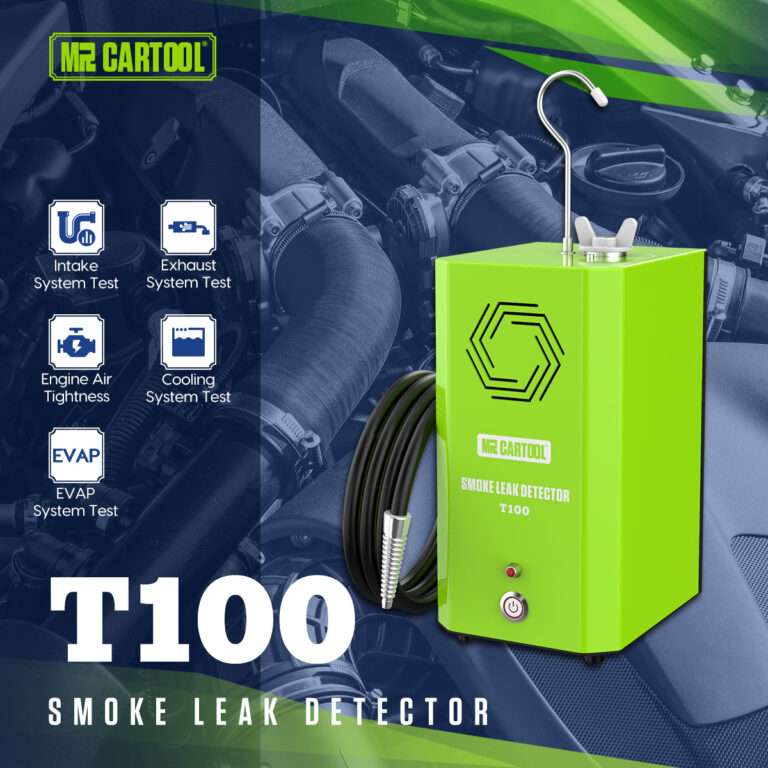 Alternative view of MRCARTOOL T100 Smoke Test Machine
