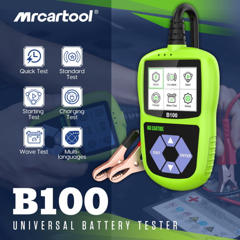 Alternative view of MRCARTOOL B100 Battery Capacity Tester Battery Load Test