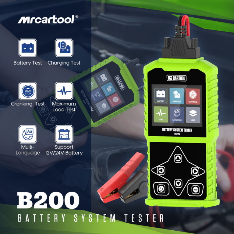 Alternative view of MRCARTOOL B200 Battery Power Checker