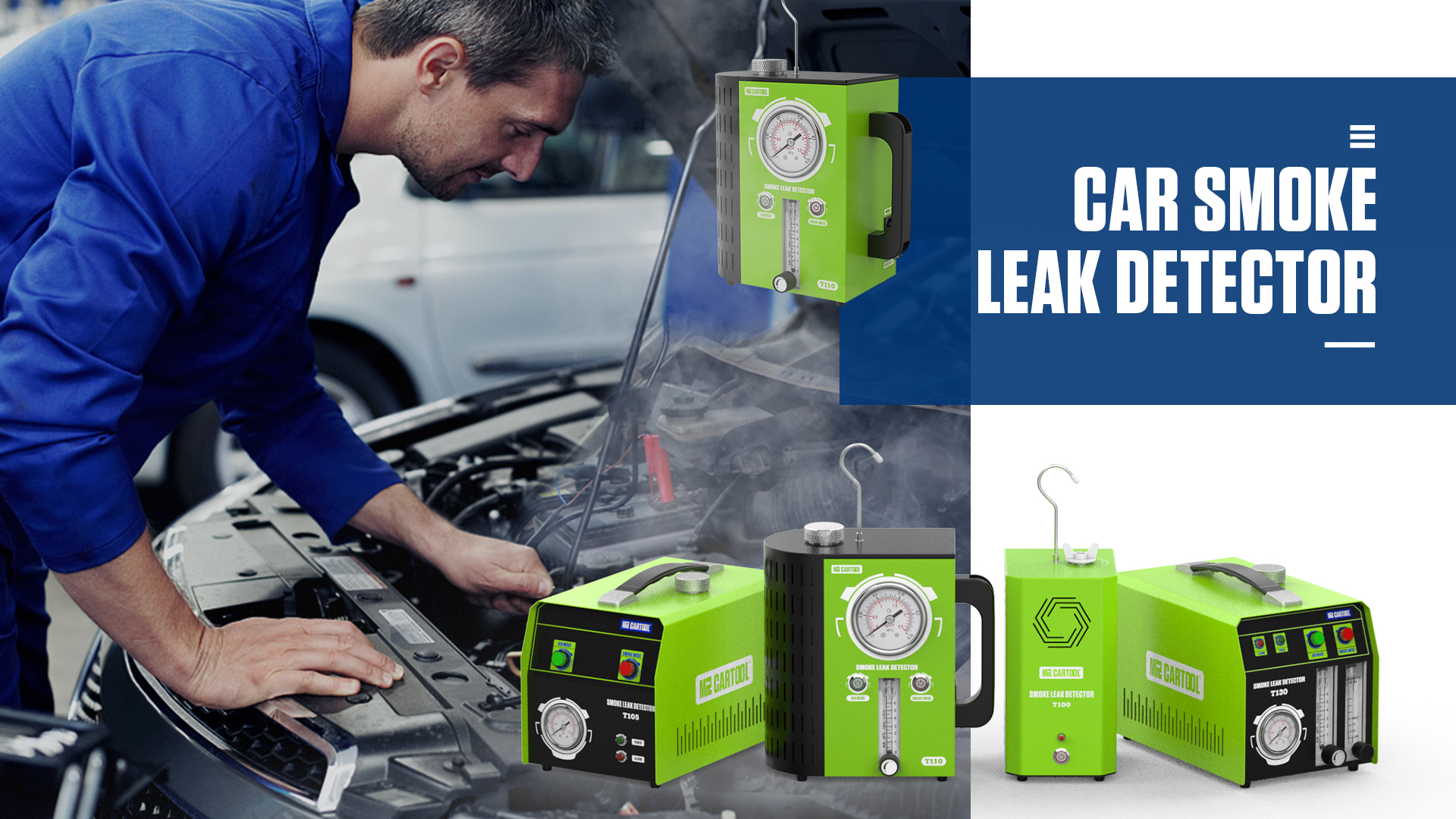Mrcartool Automobile- smoke leak detector
