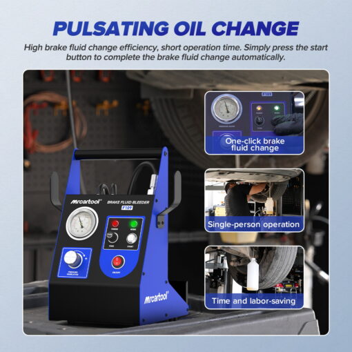 MRCARTOOL F109 Brake Flush Machine​ Automatic Brake Bleeder​ - Image 4