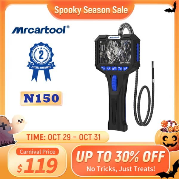 【Black Friday Prices】MRCARTOOL N150 210° Articulating Borescope