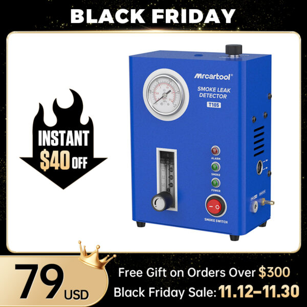【Black Friday Preise】MRCARTOOL T105 Rauch für Lecksuche Evap Leck Tester