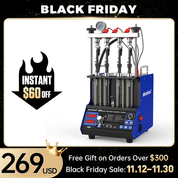 【Precios del Black Friday】MRCARTOOL V209 Limpiador de inyectores de combustible GDI para motores fuera borda de gasolina de 4 cilindros