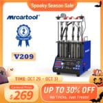 【Prezzi del Black Friday】MRCARTOOL V209 Detergente per iniettori carburante GDI Motore fuoribordo a benzina a 4 cilindri