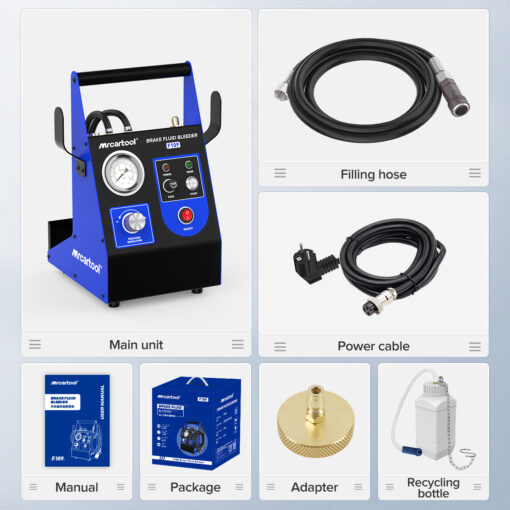 MRCARTOOL F109 Brake Flush Machine​ Automatic Brake Bleeder​ - Image 11