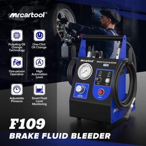 MRCARTOOL F109 Brake Flush Machine​ Automatic Brake Bleeder​ - Image 2