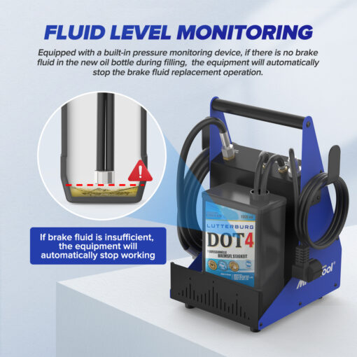 MRCARTOOL F109 Brake Flush Machine​ Automatic Brake Bleeder​ - Image 10