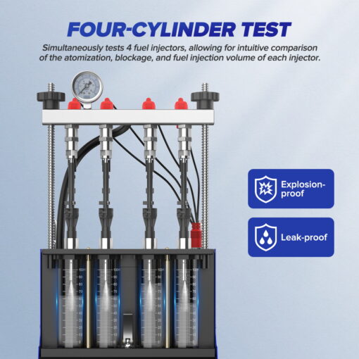MRCARTOOL V209 Fuel Injector Cleaner Machine Fuel Injector Test Tool - Image 8