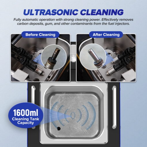 MRCARTOOL V209 Fuel Injector Cleaner Machine Fuel Injector Test Tool - Image 9
