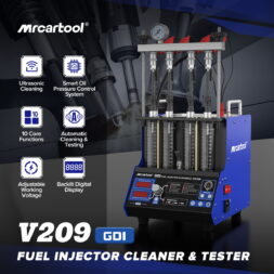 Alternative view of MRCARTOOL V209 Fuel Injector Cleaner Machine Fuel Injector Test Tool