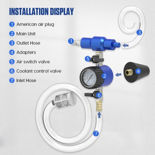 MRCARTOOL Coolant Vacuum Refill Kit ​ - Image 6
