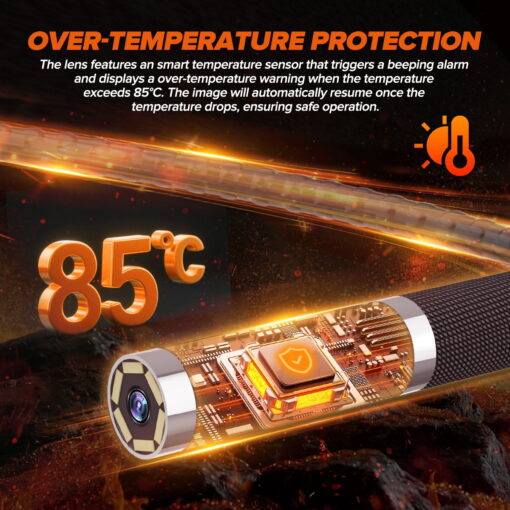 N180 Borescope Cylinder Inspection 360° Waterproof Endoscope Camera - Image 17