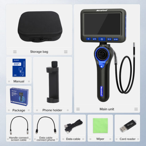 N180 Borescope Cylinder Inspection 360° Waterproof Endoscope Camera - Image 16