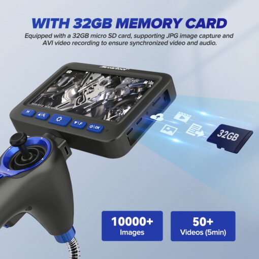 N180 Borescope Cylinder Inspection 360° Waterproof Endoscope Camera - Image 9