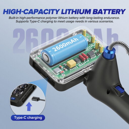 N180 Borescope Cylinder Inspection 360° Waterproof Endoscope Camera - Image 14