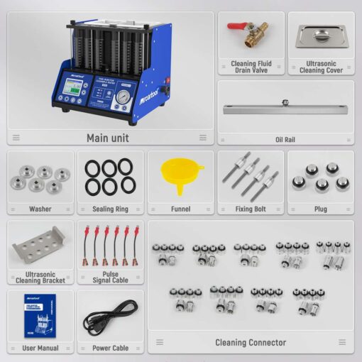 MRCARTOOL V Series Car Injector Cleaner Machine Service Parts - Image 3