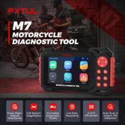Alternative view of FXTUL M7 Motorcycle Diagnostic Scan Tool Motorcycle Code Reader