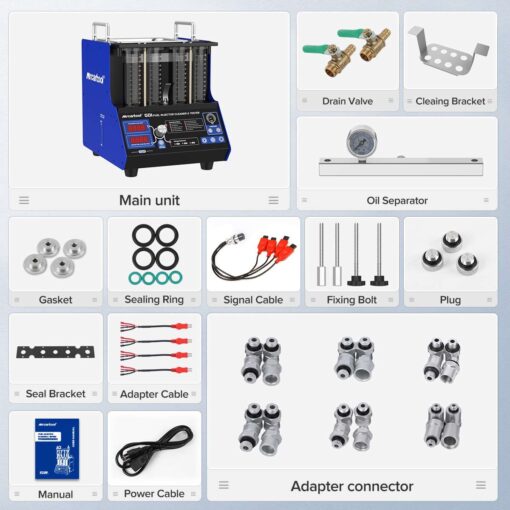 MRCARTOOL V Series Car Injector Cleaner Machine Service Parts - Image 6