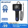 High-quality automotive diagnostic scanner with touchscreen display, multimeter, and wireless capabilities for car repair and maintenance.