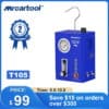 SMOKE LEAK DETECTOR, Mrcartool T105 fire safety tool with alarm, leak detection, and gas sensor for residential or commercial fire prevention.
