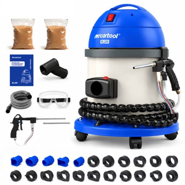 BL200 Walnut shell Sand Blaster For Carbon Deposits Cleaning