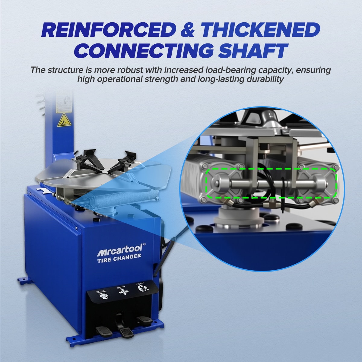 MRCARTOOL 112 Semi-Automatic Tire Changer Machine (10"–24") - Image 5