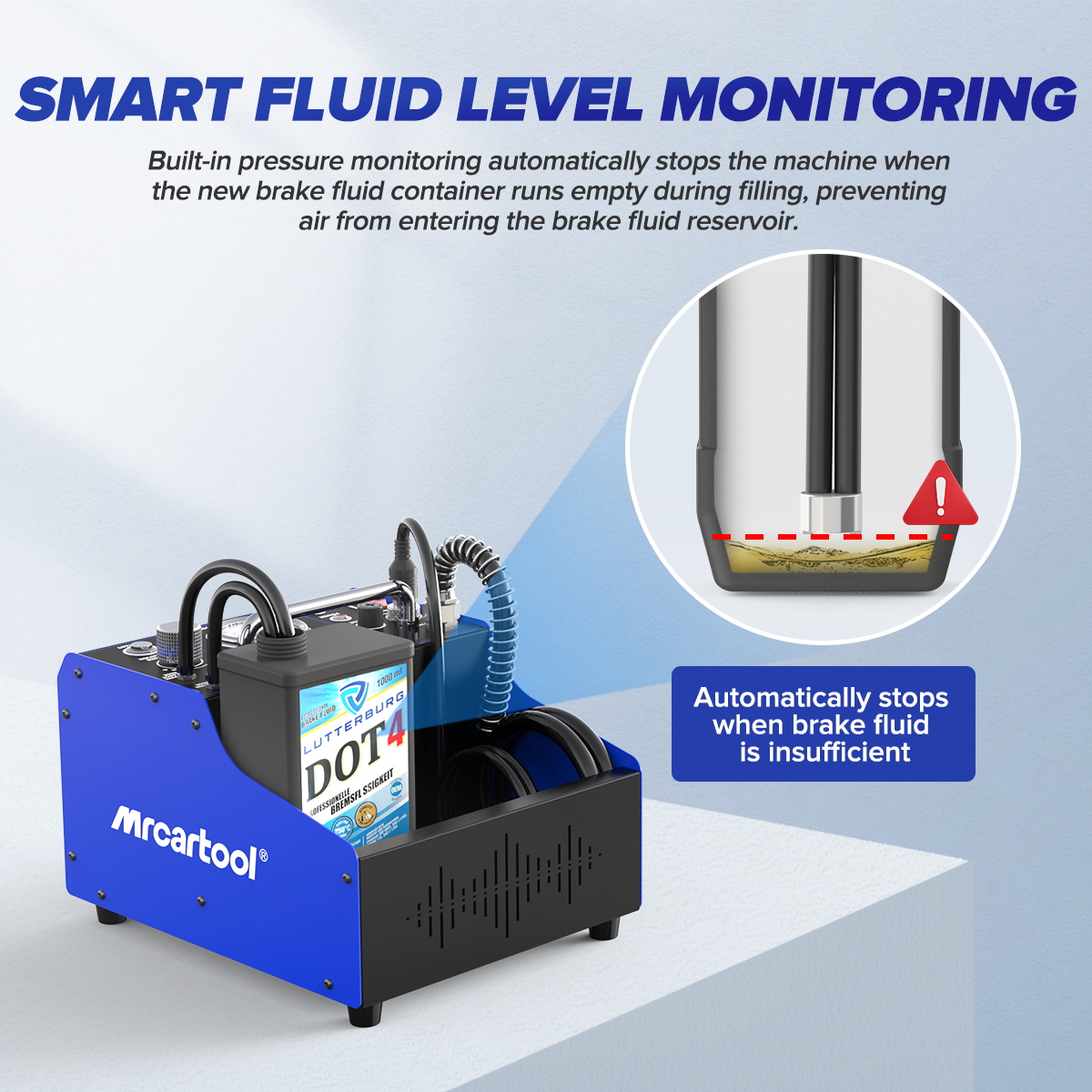 MRCARTOOL F106 ADJUSTABLE PRESSURE BRAKE FLUID BLEEDER MACHINE - Image 8