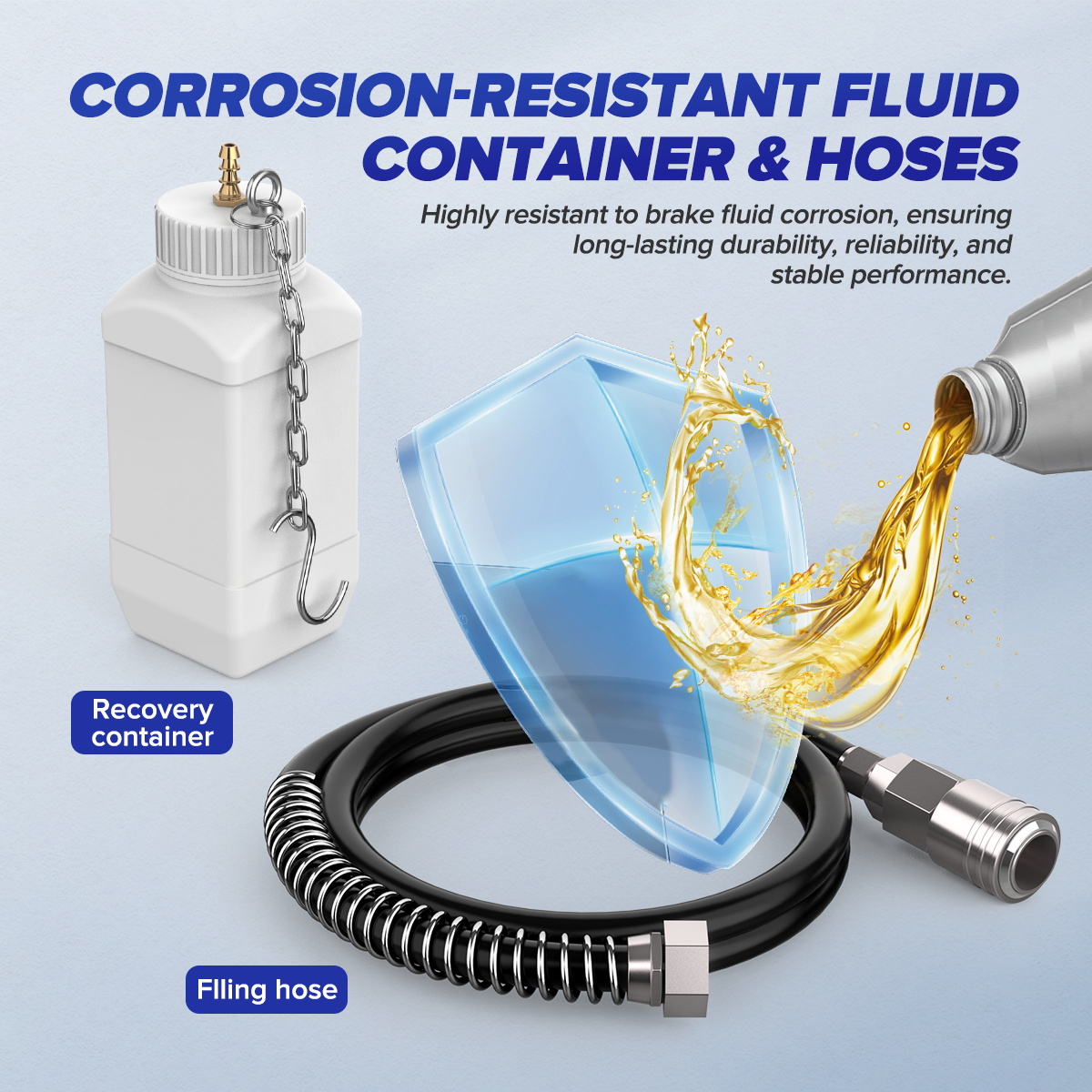 MRCARTOOL F106 ADJUSTABLE PRESSURE BRAKE FLUID BLEEDER MACHINE - Image 5