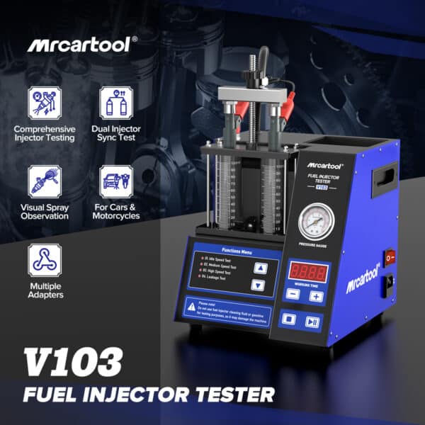 Alternative view of MRCARTOOL V103 Fuel Injector Tester, 4 Modes Diagnostic Machine